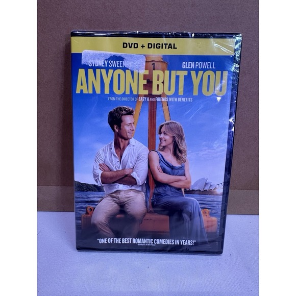 Other - Anyone But You (DVD + Digital, Sony 2023) Glen Powell & Sydney Sweeney Movie